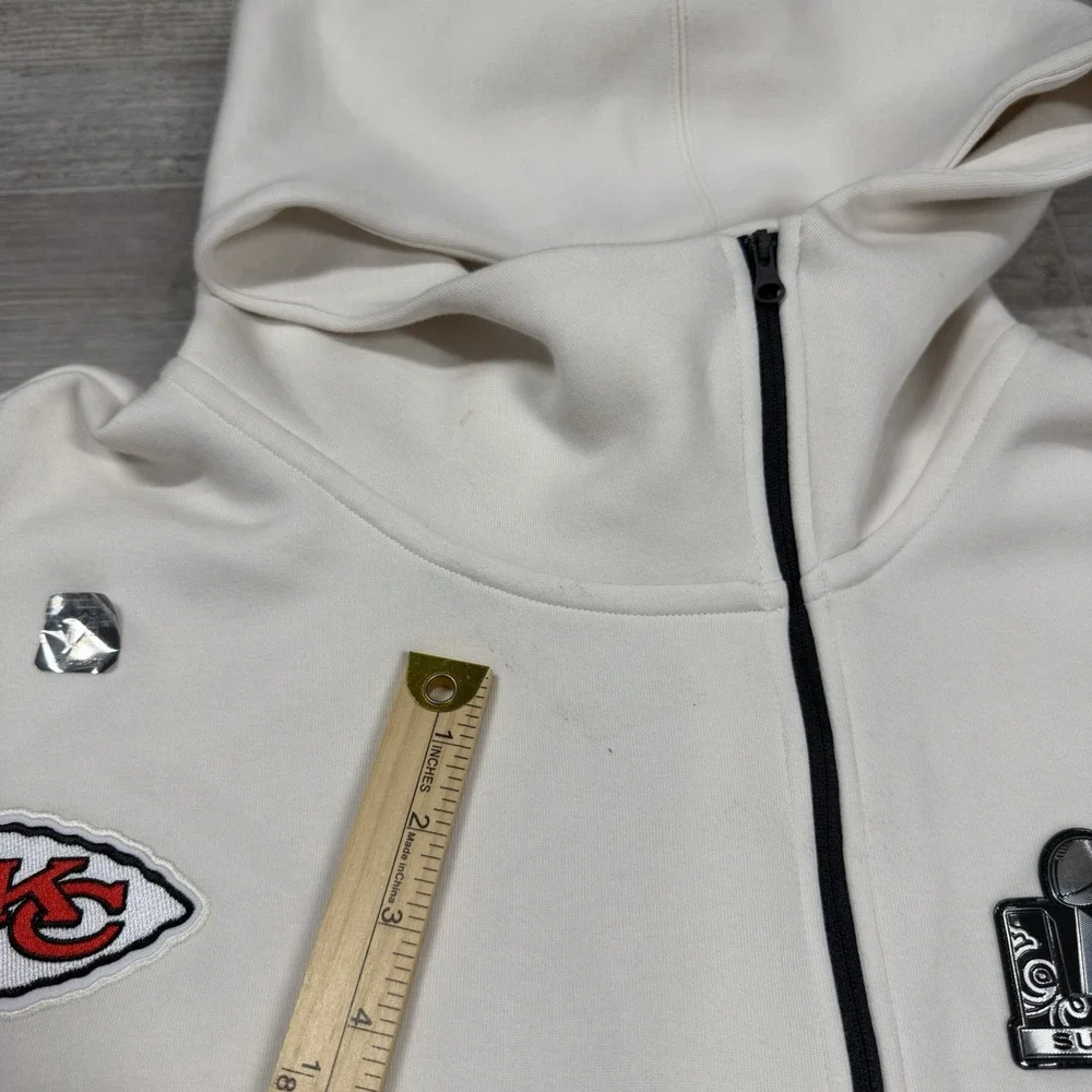 Kansas City Chiefs Super Bowl 59‎ LIX Opening Night Media Tech Fleece Zip Hoodie